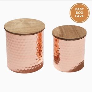 Uncommon James Copper Canister Set